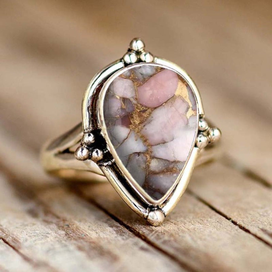 Bague en Pierre Bohémienne Fait Main