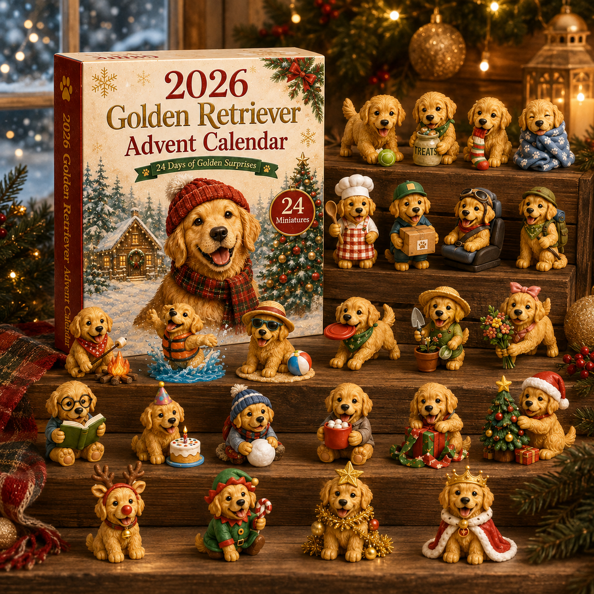 Golden Retriever Advent Calendar 2026 – Limited Edition