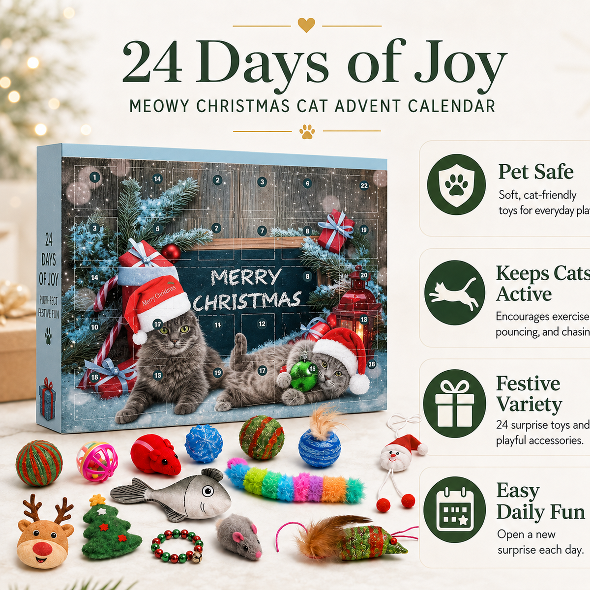 Cat Toy Advent Calendar 2026 – Limited Edition