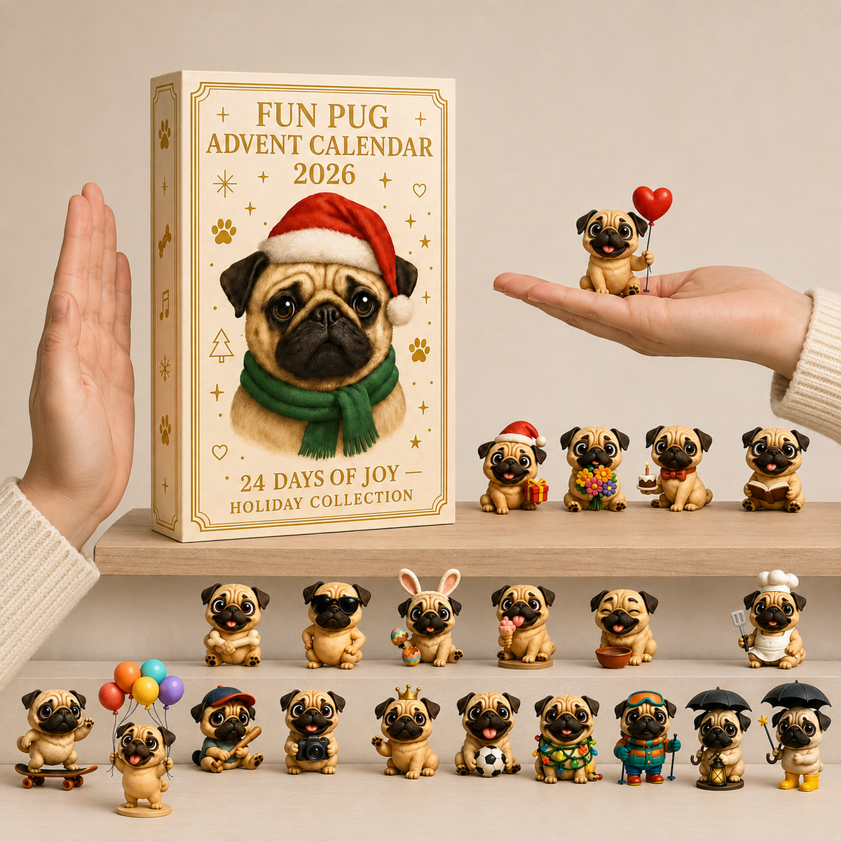 Pug Advent Calendar 2026 – Limited Edition