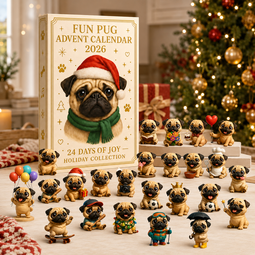 Pug Advent Calendar 2026 – Limited Edition