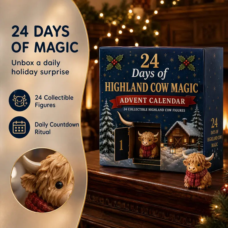 Highland Cow Magic Advent Calendar 2026 – Limited Edition