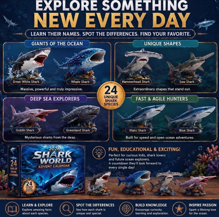 Shark World Advent Calendar 2026 – Limited Edition