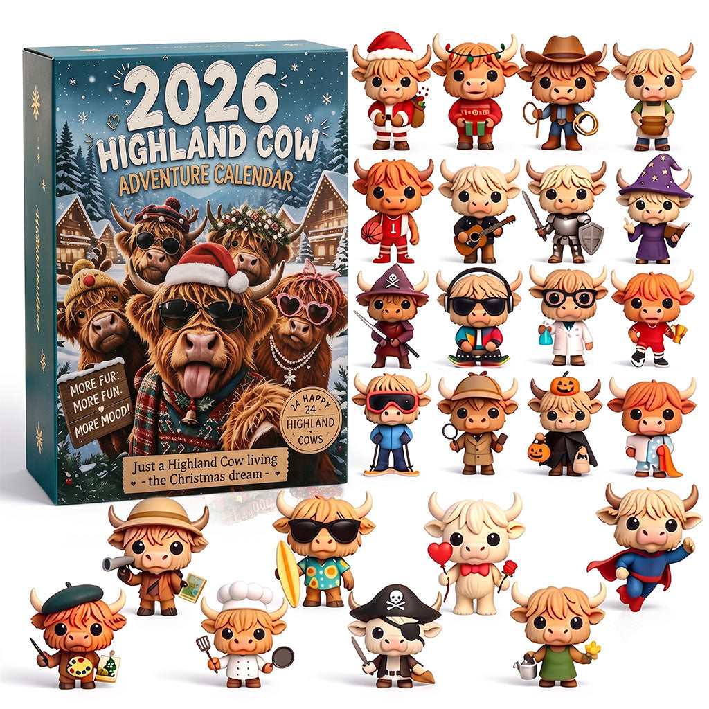 Highland Cow Advent Calendar 2026 – Limited Edition