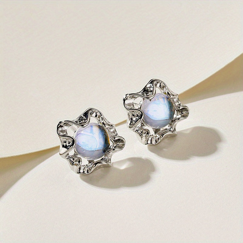 Boucles d'oreilles Annette Pierre de lune
