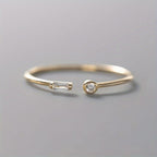 Bague en Zirconia Minimaliste