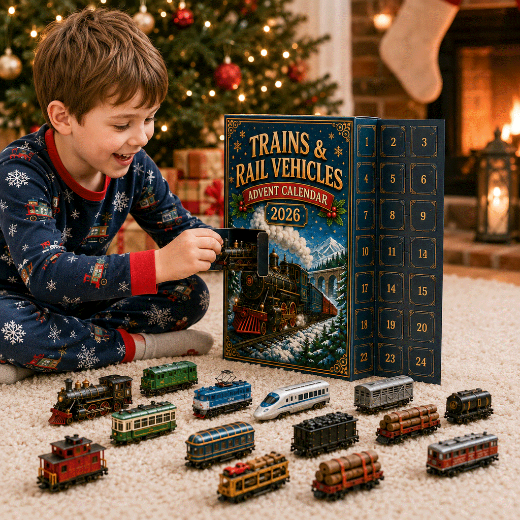 Trains & Rail Vehicles Advent Calendar 2026 – Limited Edition