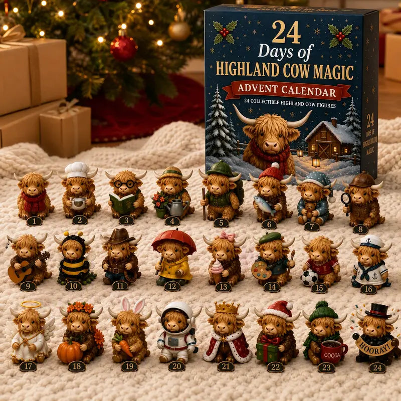 Highland Cow Magic Advent Calendar 2026 – Limited Edition