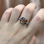 Bague en Pierre Vintage Bohémienne