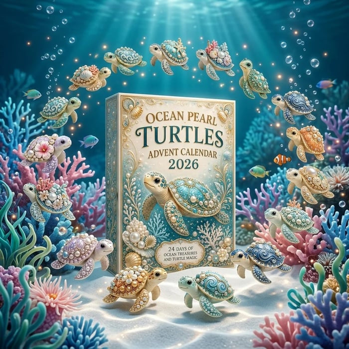 Ocean Pearl Turtles Advent Calendar 2026 – Limited Edition