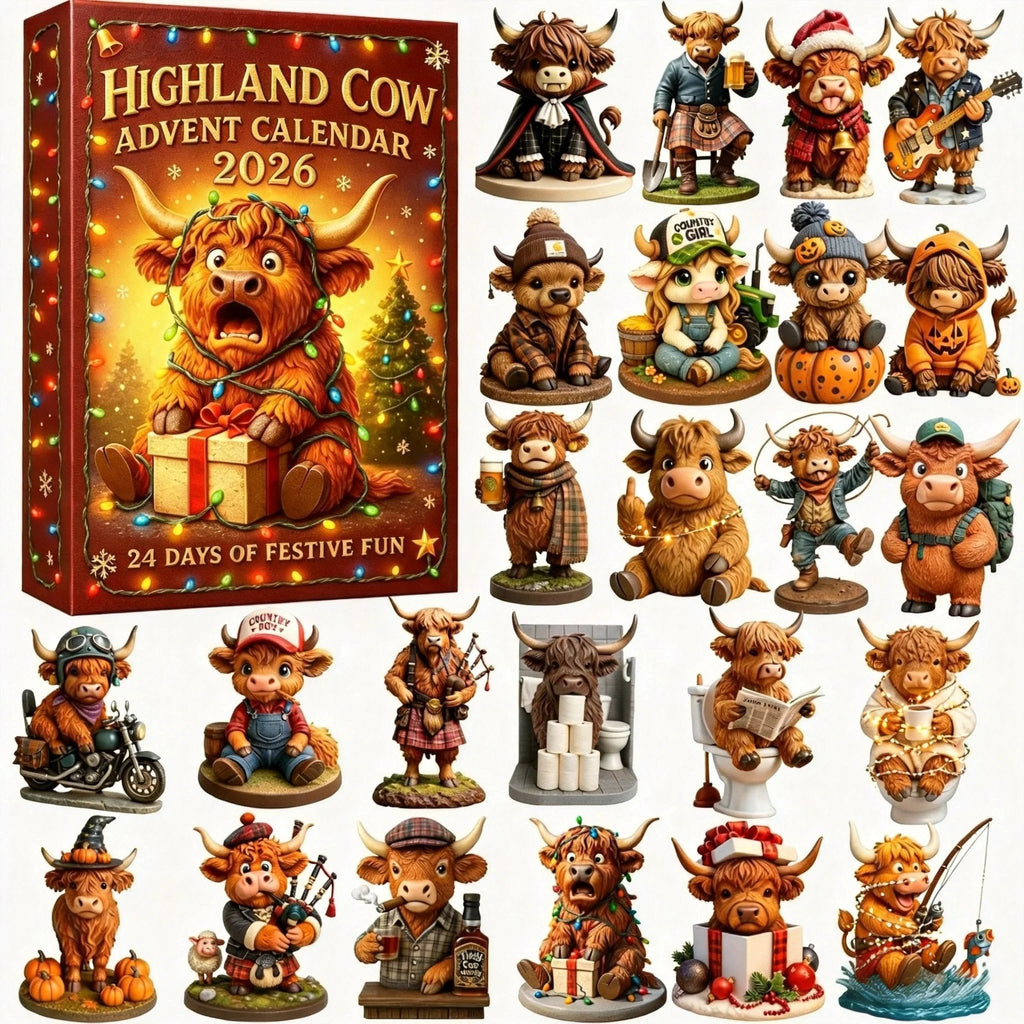 Highland Cow Advent Calendar 2026 – Limited Edition