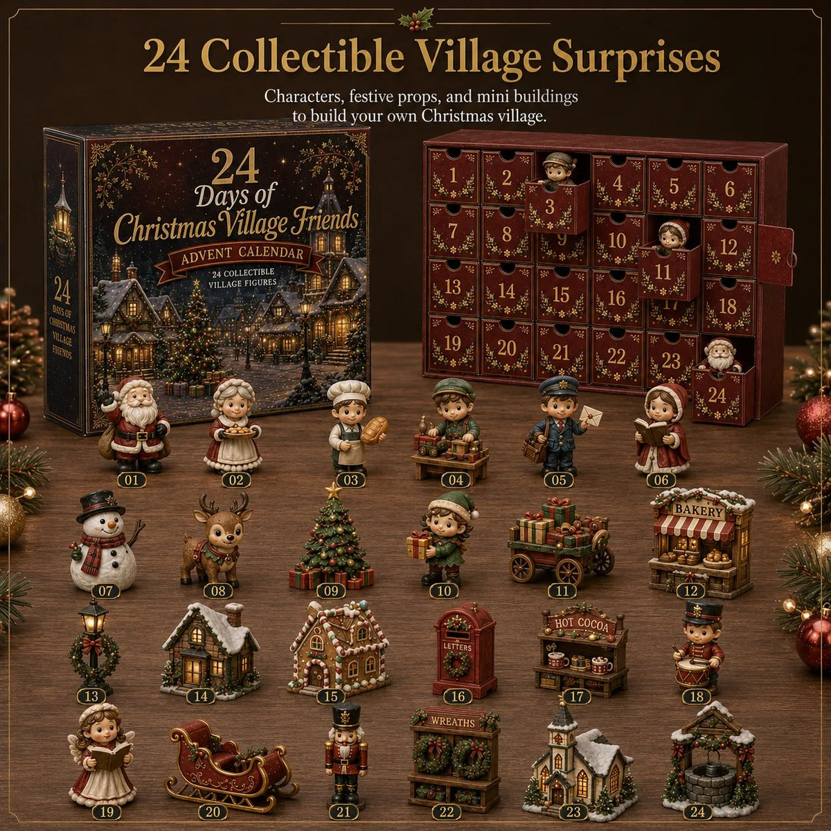 Christmas Village Advent Calendar 2026 – Limited Edition