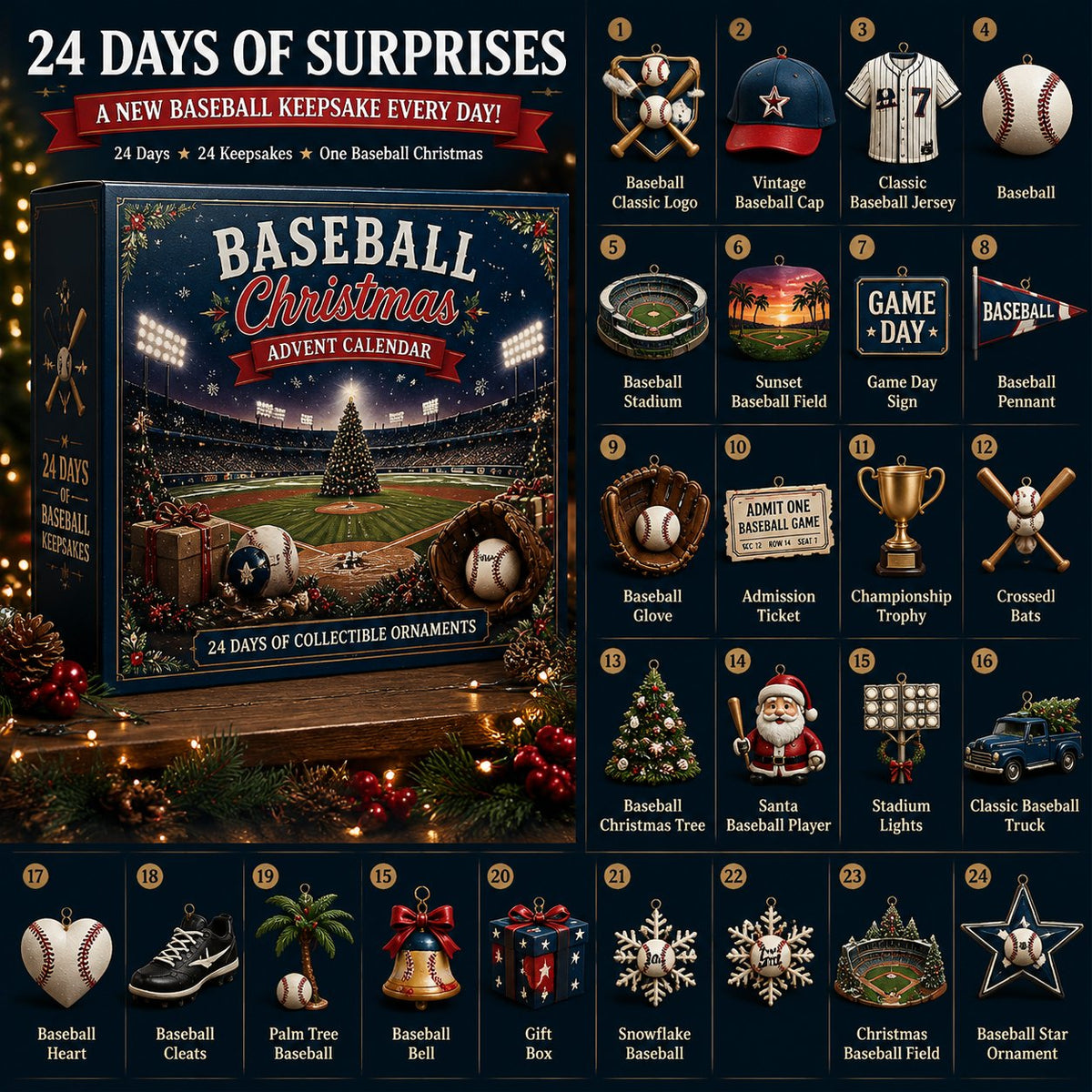 Baseball Advent Calendar 2026 – Limited Edition