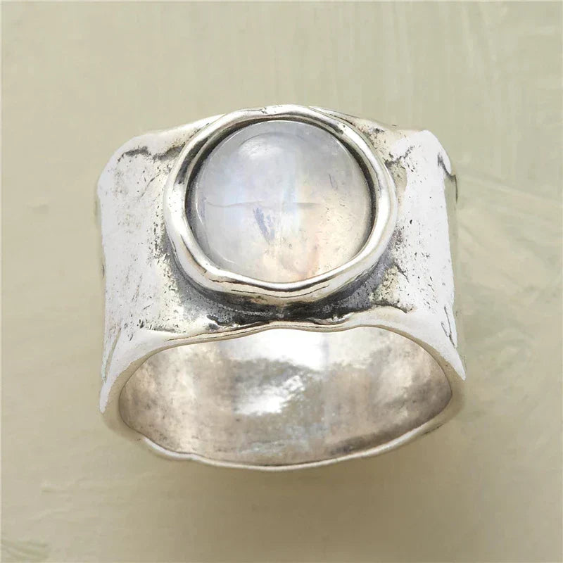 Bague en pierre de lune