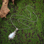 Collier Pendentif en Pierre de Lune Vintage