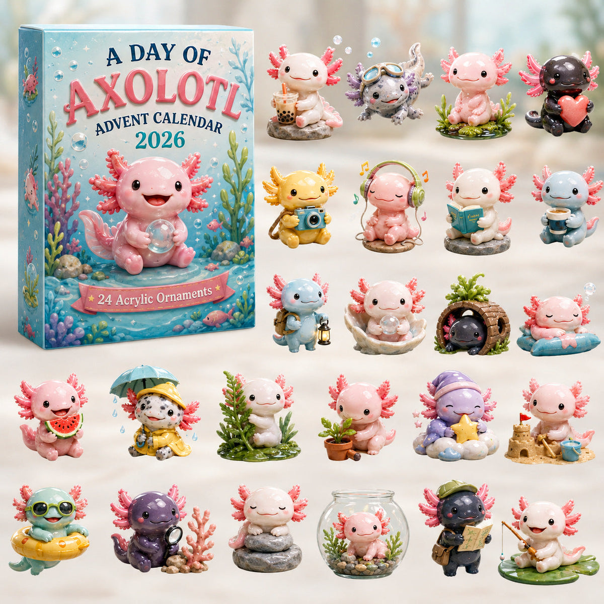 Axolotl Advent Calendar 2026 – Limited Edition