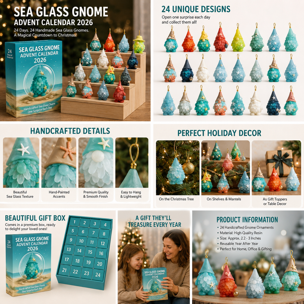 Sea Glass Gnome Advent Calendar 2026 – Limited Edition
