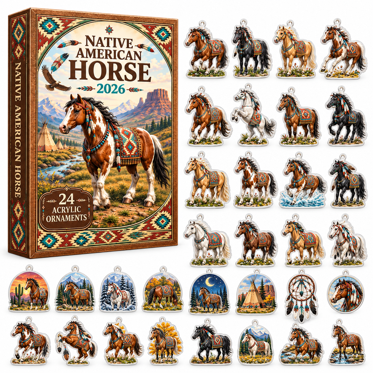 Native American Horse Advent Calendar 2026 – Limited Edition