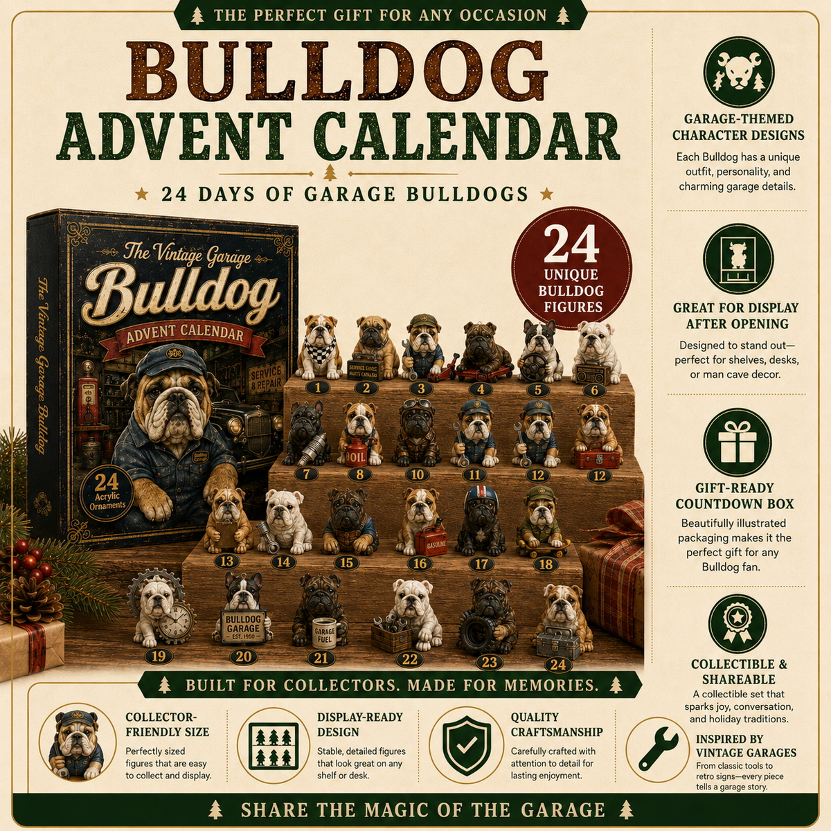 Bulldog Advent Calendar 2026 – Limited Edition
