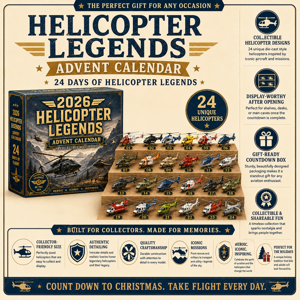 Helicopter Advent Calendar 2026 – Limited Edition