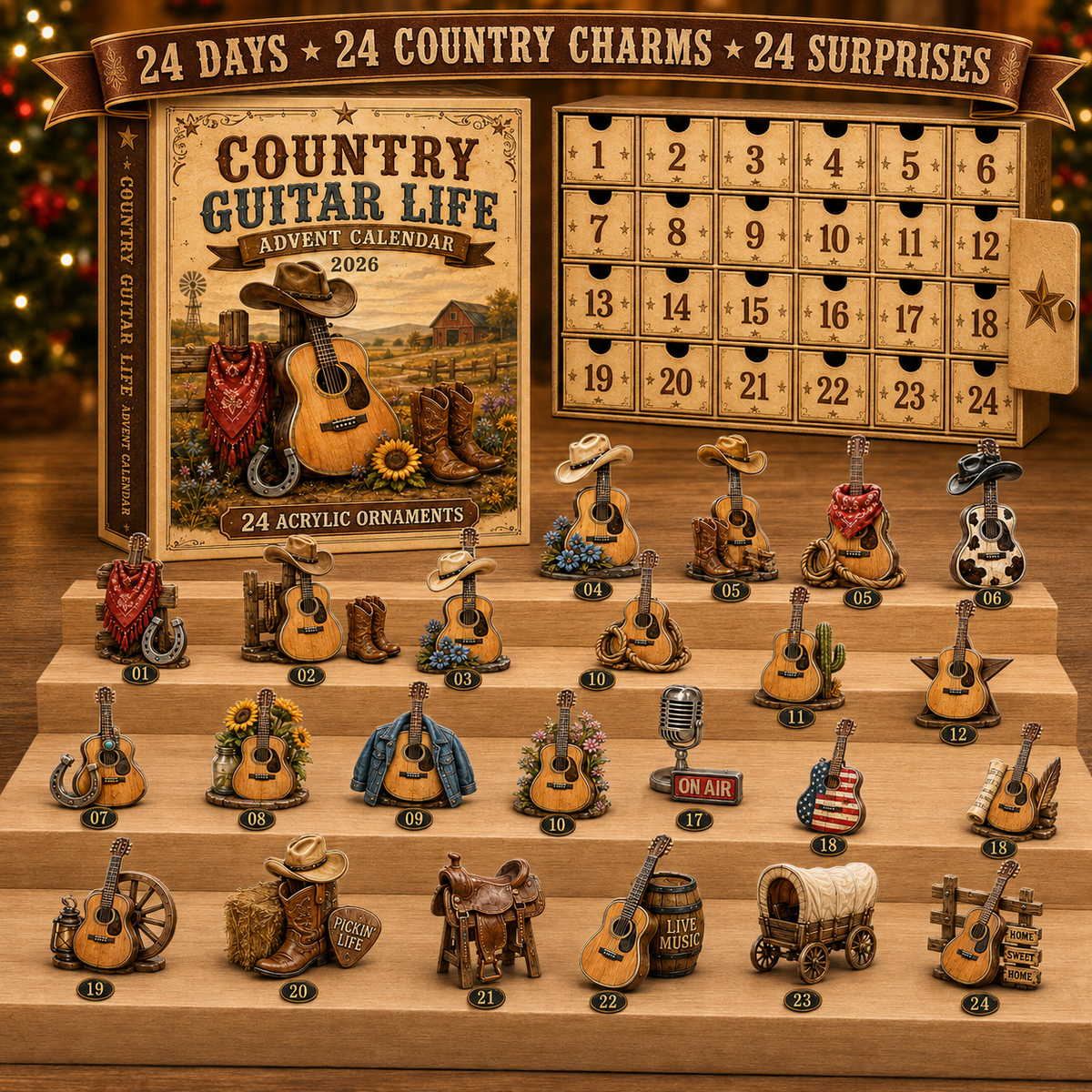 Country Guitar Advent Calendar 2026 – Limited Edition