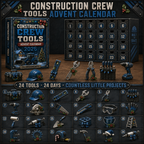 Construction Crew Tools Advent Calendar 2026 – Limited Edition