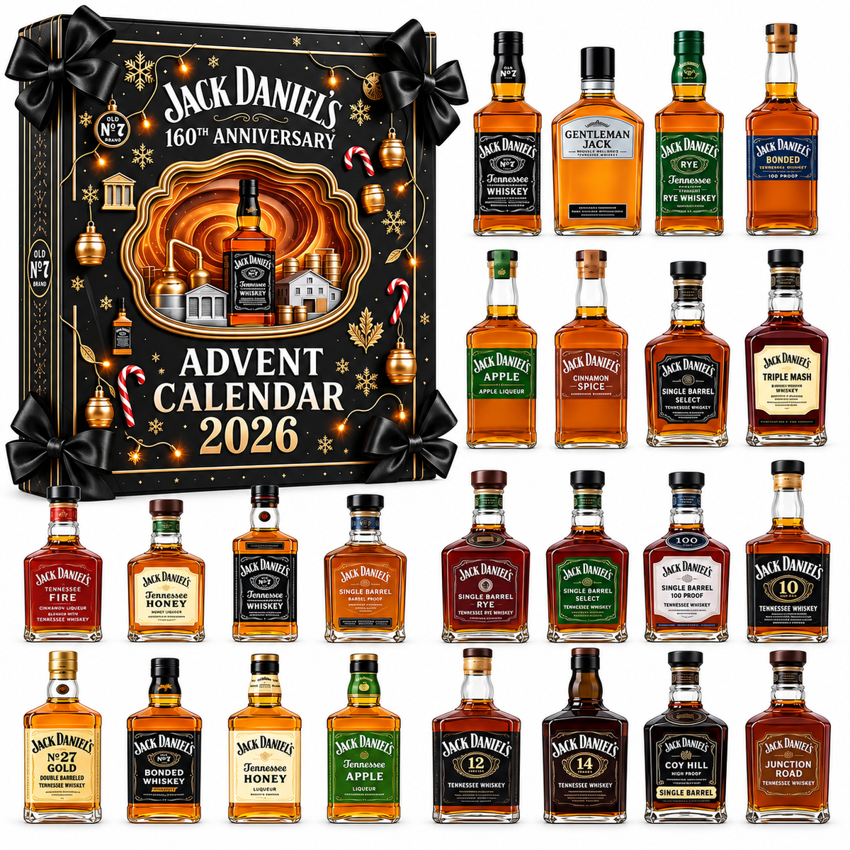 Jack Daniels 160th Anniversary Advent Calendar 2026 – Limited Edition