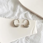 Boucles d'oreilles de luxe en or et argent