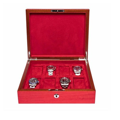 Boîte à montres Heritage Chrome 8 - Rouge