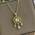 Collier en pierre de lune - Attrape-rêves