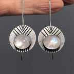 Boucles d'oreilles Katarina Pierre de lune