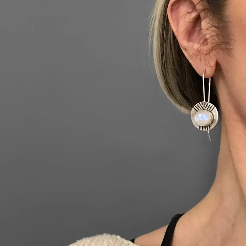 Boucles d'oreilles Katarina Pierre de lune