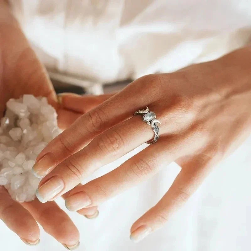 Bague en Pierre de Lune