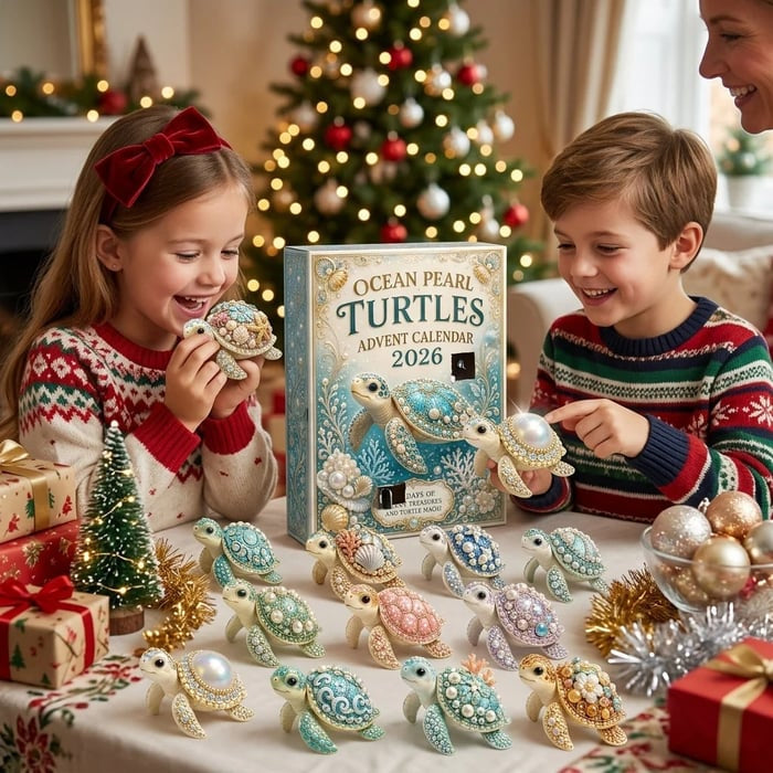 Ocean Pearl Turtles Advent Calendar 2026 – Limited Edition