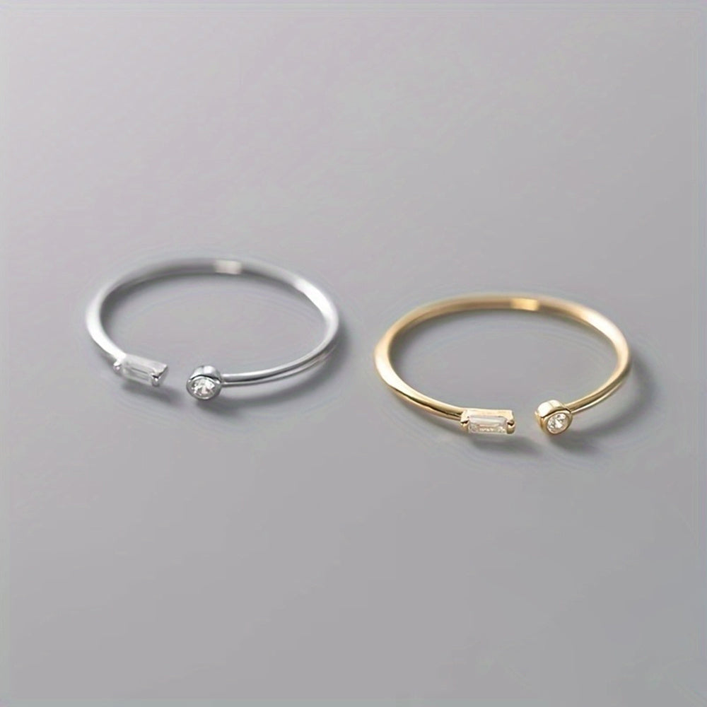 Bague en Zirconia Minimaliste