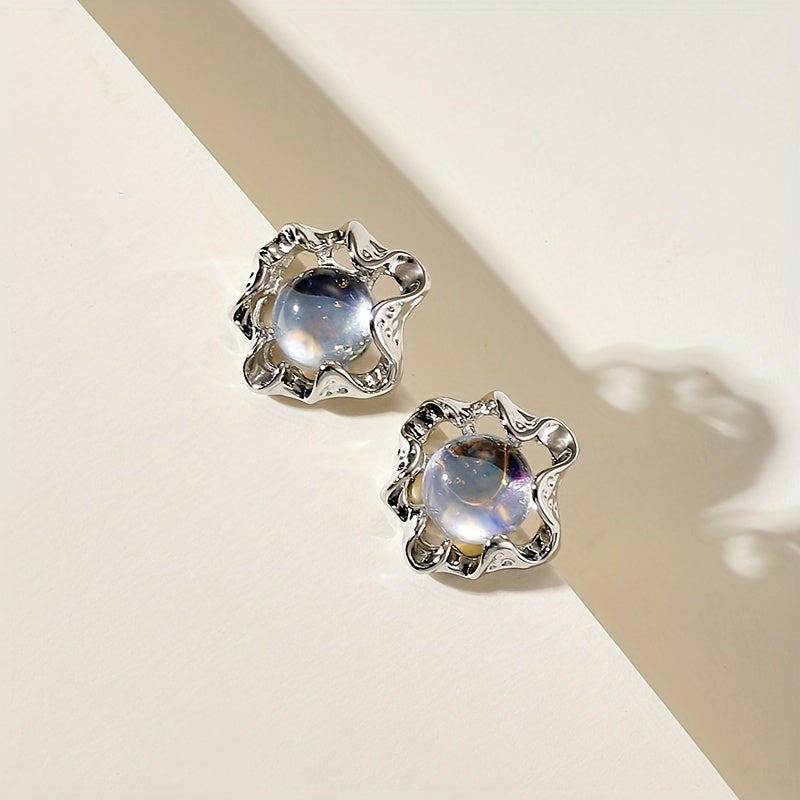 Boucles d'oreilles Annette Pierre de lune