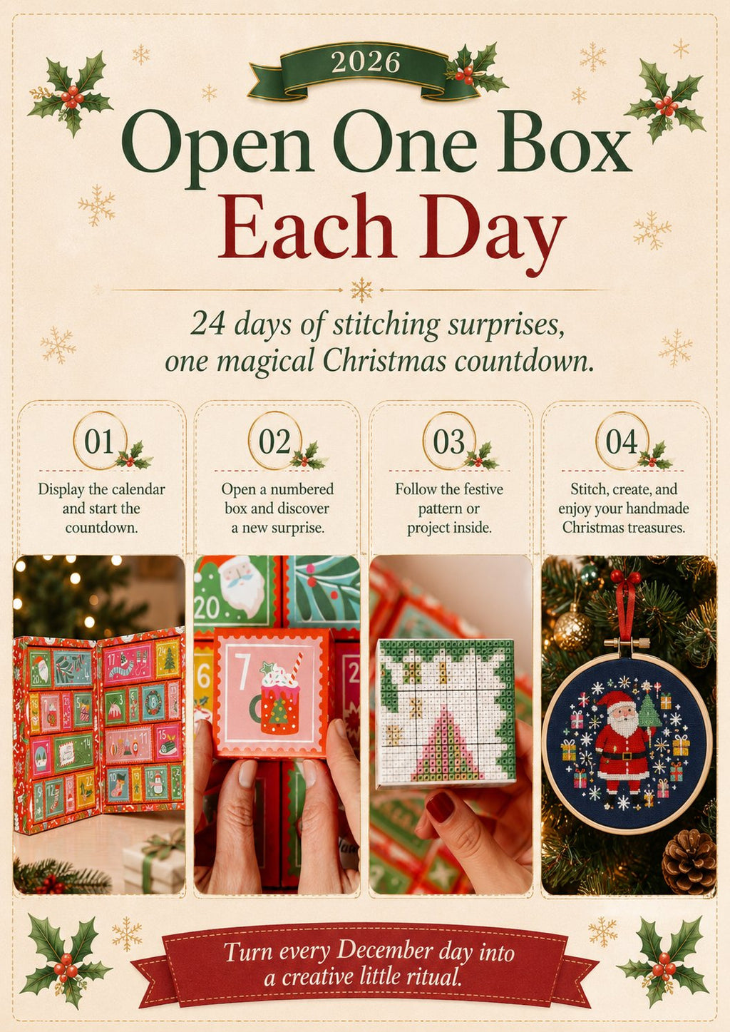 Cross Stitch Advent Calendar 2026 – Limited Edition