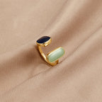 Bague Enveloppante avec Aigue-Marine