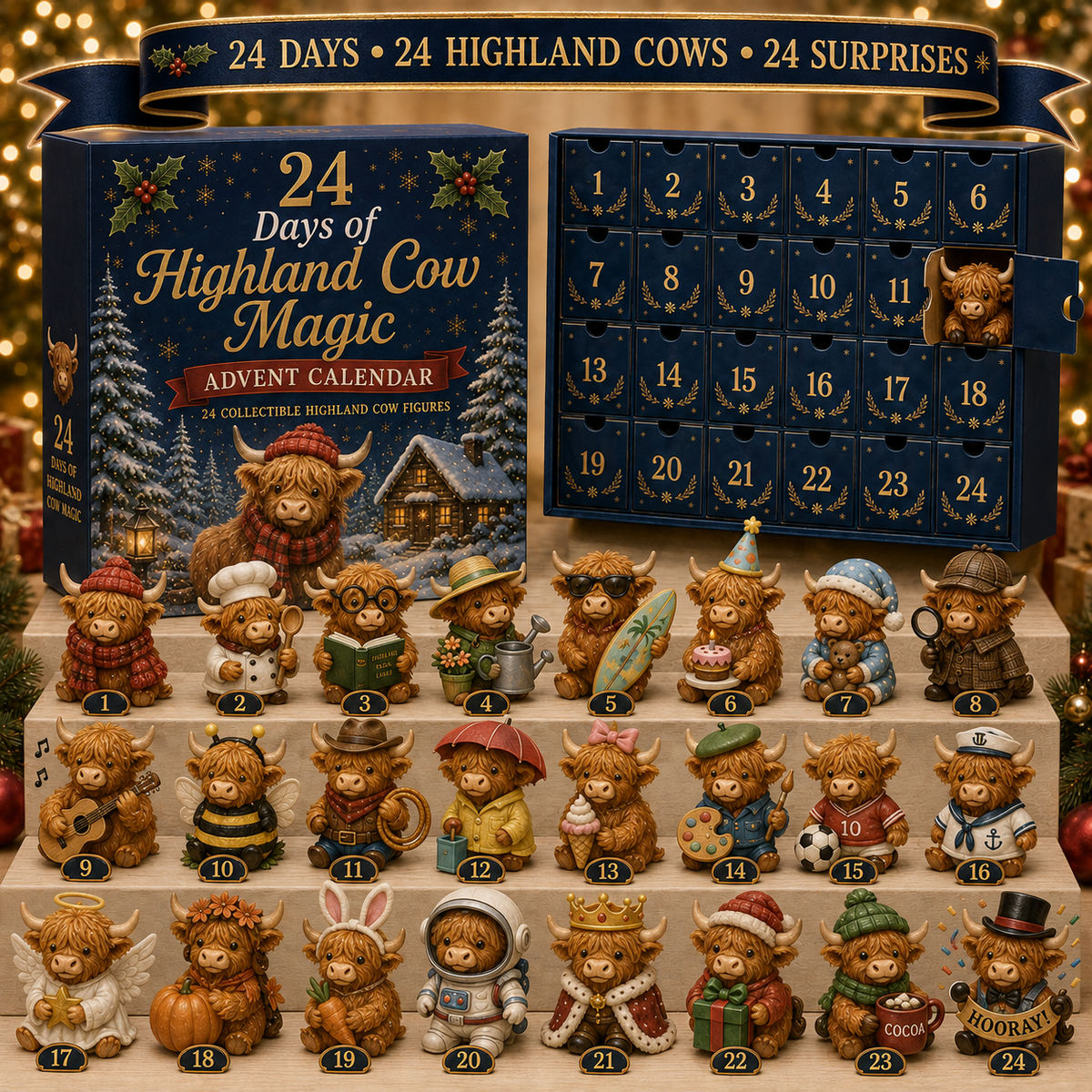 Highland Cow Magic Advent Calendar 2026 – Limited Edition
