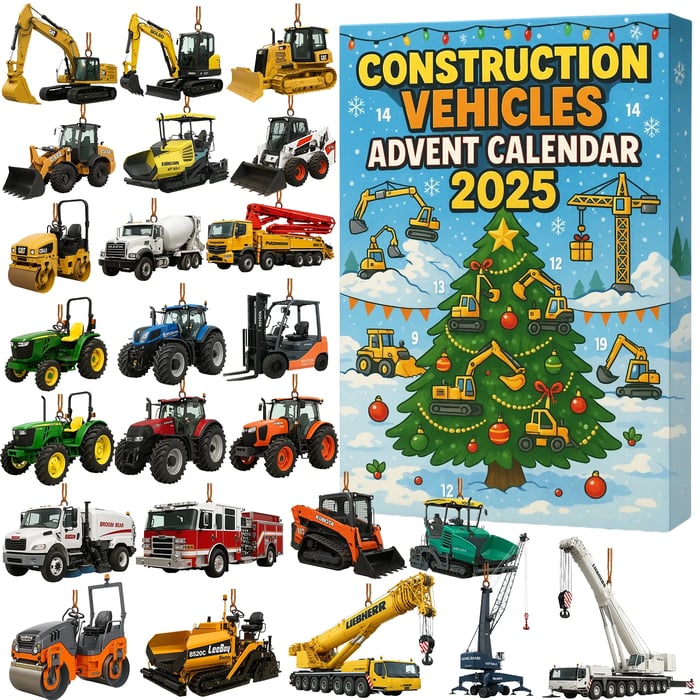 🚜 Calendrier de l'Avent pour Machines de Construction 2025