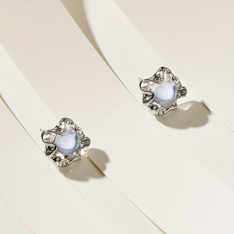Boucles d'oreilles Annette Pierre de lune
