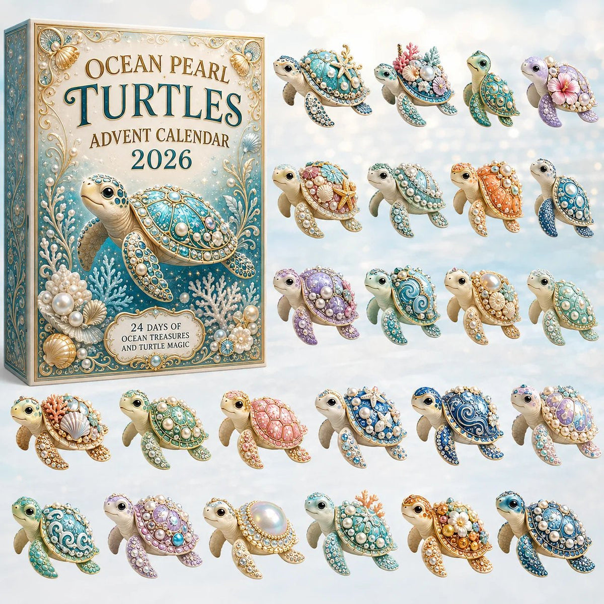 Ocean Pearl Turtles Advent Calendar 2026 – Limited Edition