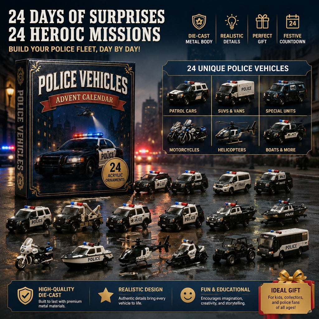 Police Vehicles Advent Calendar 2026 – Limited Edition