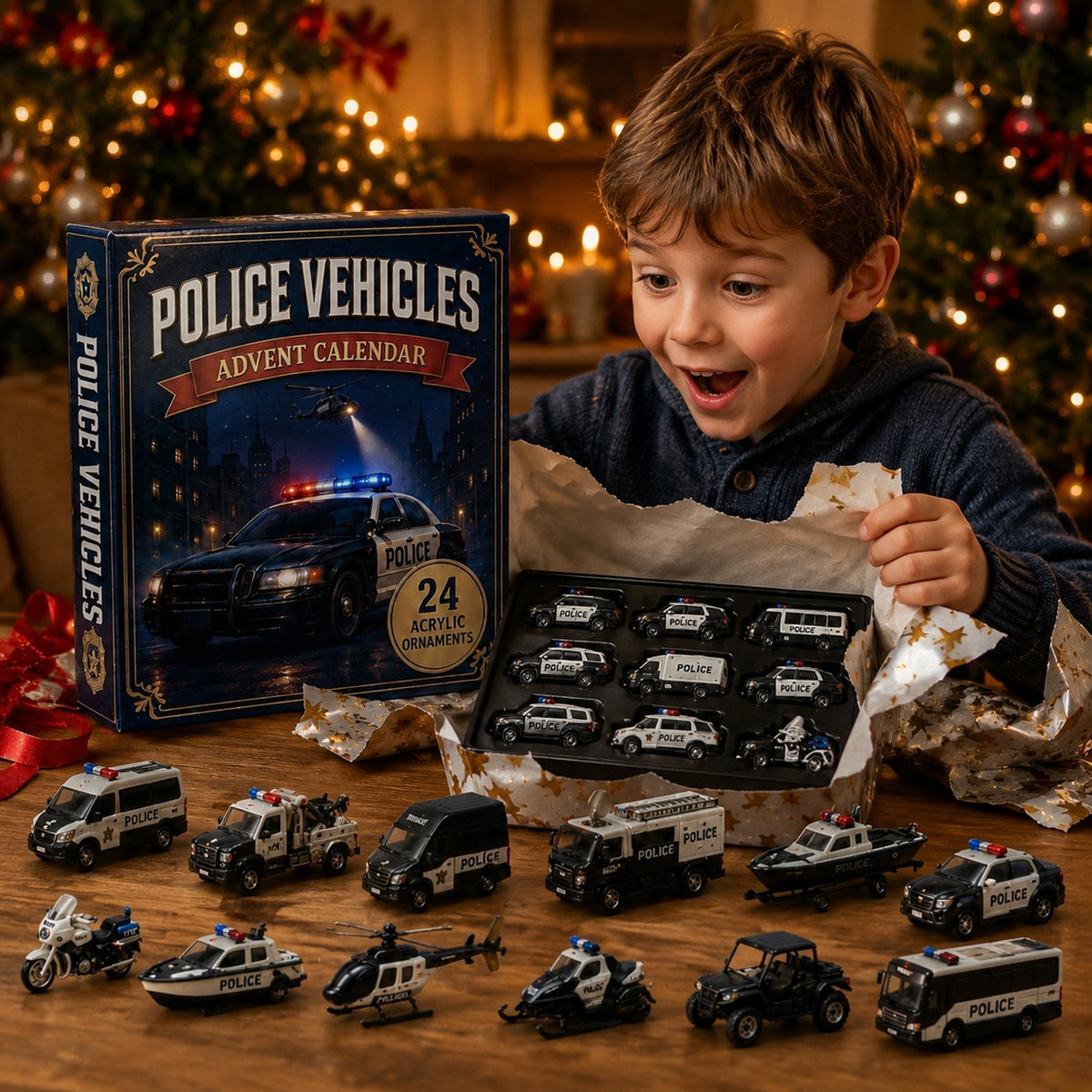 Police Vehicles Advent Calendar 2026 – Limited Edition
