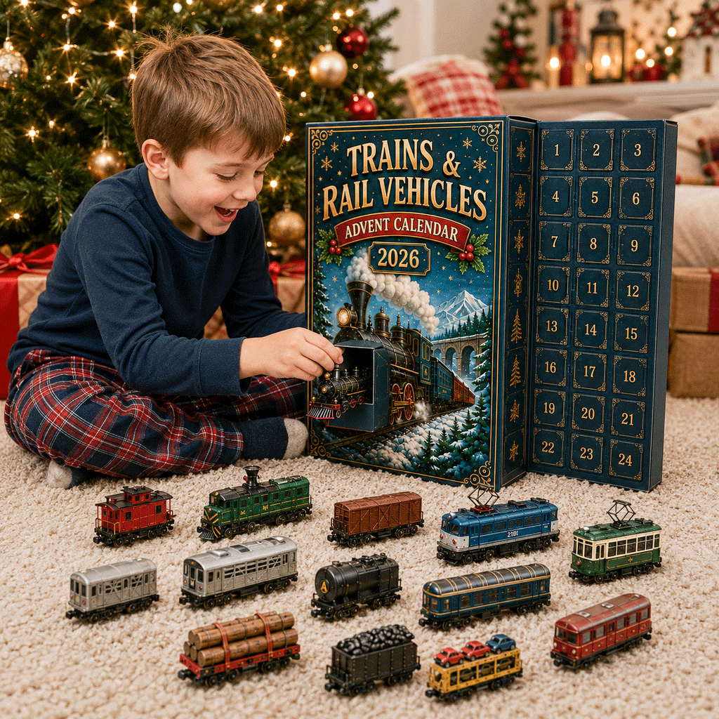 Trains & Rail Vehicles Advent Calendar 2026 – Limited Edition