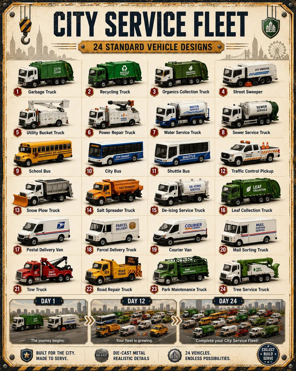 City Service Fleet Advent Calendar 2026 – Limited Edition