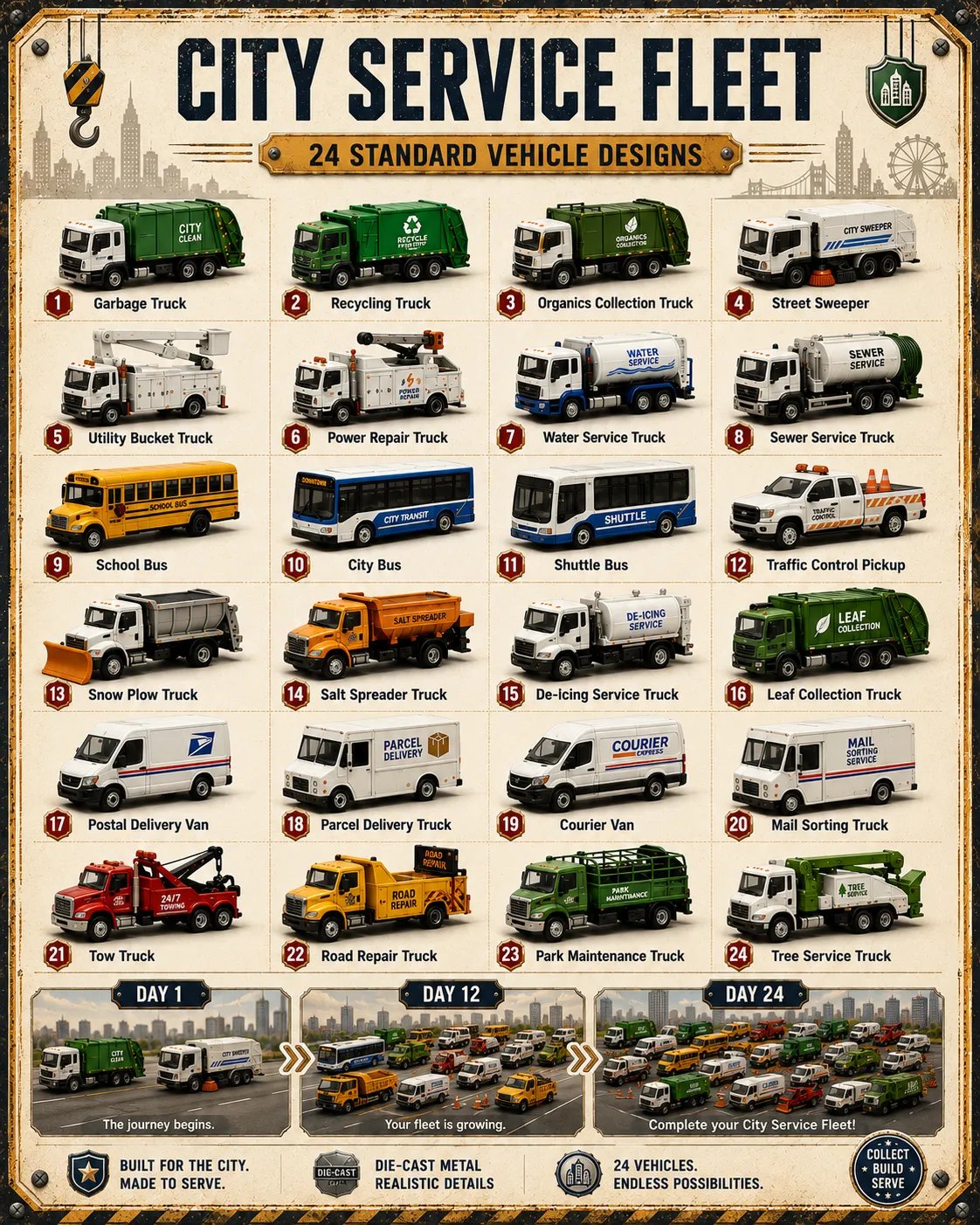 City Service Fleet Advent Calendar 2026 – Limited Edition