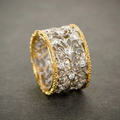 Bague Ivy avec Zirconium Vintage