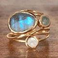 Bague Johanna en pierre de lune