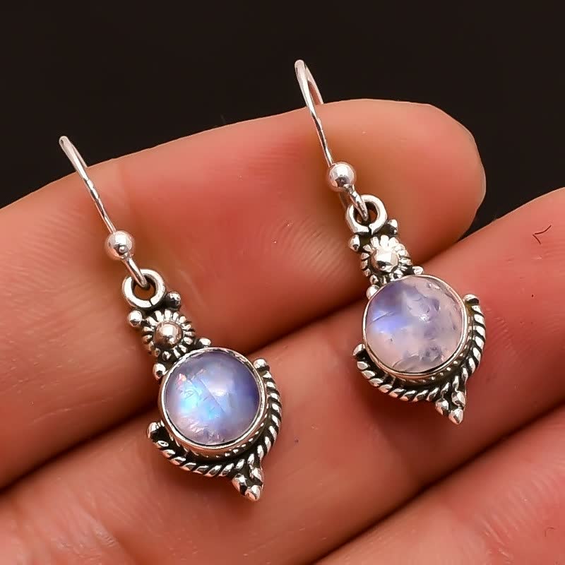Pierre de lune - Boucles d'oreilles pour femmes